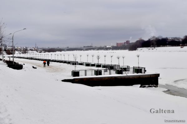 Тверской речной вокзал зимой 2017