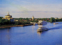 Калинин. 1987г. Речной вокзал.