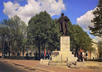 Калинин. 1987г. Памятник В.И.Ленину