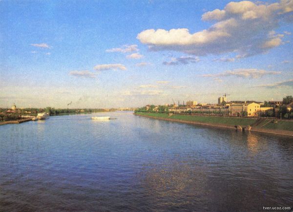 Калинин. 1987г. Вид на набережную